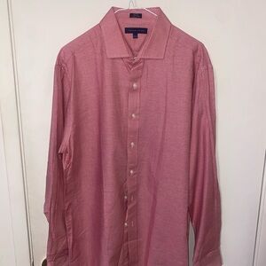 Tommy Hilfiger Men's Pink Button-Up Shirt